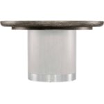 Modern Mood Round Dining Table w/1-18in leaf 6850-75201-89 6850 75201t 89 silo