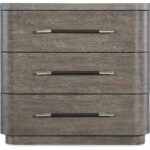Modern Mood Three Drawer Nightstand 6850-90016-89 6850 90016 89 straight silo