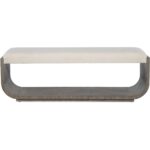 Modern Mood Bed Bench 6850-90119-89 6850 90119 89 straight silo