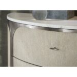 Modern Mood Two Drawer Nightstand 6850-90215-80 6850 90215 80 detail