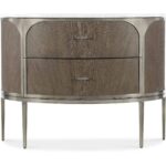 Modern Mood Two Drawer Nightstand 6850-90215-89 6850 90215 89 straight silo