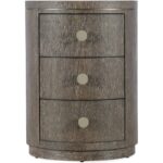 Modern Mood Round Nightstand 6850-90315-89 6850 90315 89 straight silo
