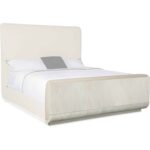 Modern Mood Cal King Upholstered Panel Bed 6850-90960-80 6850 90968 80 silo
