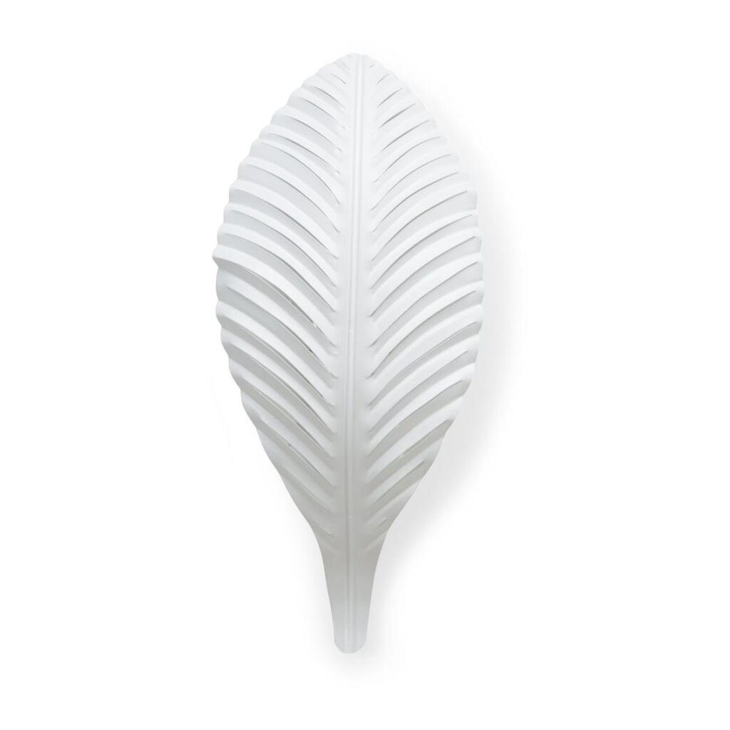 Palm Sconce - White
