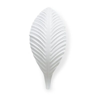 Palm Sconce - White