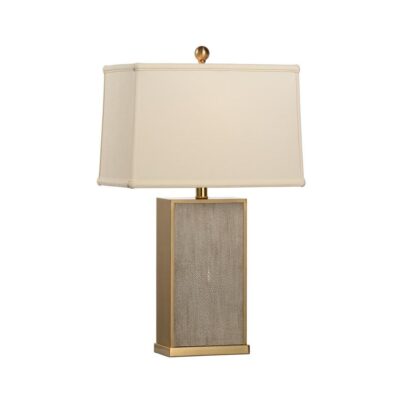 Gray Shagreen Lamp