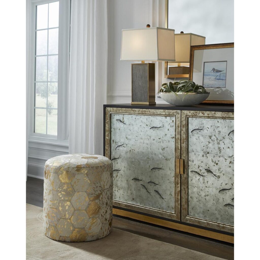 Gray Shagreen Lamp - Image 6