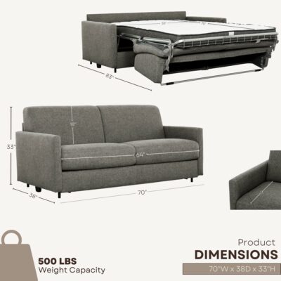 Benito Sofa Bed - Stone 69393 69393 10