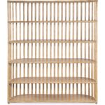 Retreat Slatted Bookcase 6950-10446-80 6950 10446 80 straight silo