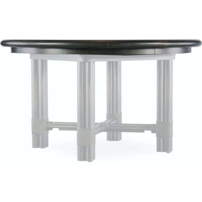 Retreat Pole Rattan Round Dining Table w/1-20in leaf 17 Retreat Pole Rattan Round Dining Table w/1-20in leaf 6950-75201-99 6950 75201t 99 silo