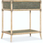 Retreat Pole Rattan Bedside Table 6950-90117-35 6950 90117 35 back silo