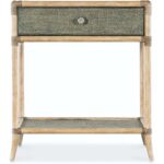 Retreat Pole Rattan Bedside Table 6950-90117-35 6950 90117 35 straight silo