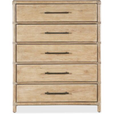 Retreat Pole Rattan Five-Drawer Chest 5 Retreat Pole Rattan Five-Drawer Chest 6950-90210-80 6950 90210 80 straight silo
