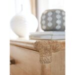 Retreat Pole Rattan Nightstand 6950-90216-80 6950 90216 80 detail