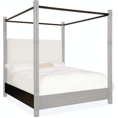 Retreat Pole Rattan King Upholstered Poster Bed w/Canopy 11 Retreat Pole Rattan King Upholstered Poster Bed w/Canopy 6950-90466-99 6950 90453 99 silo
