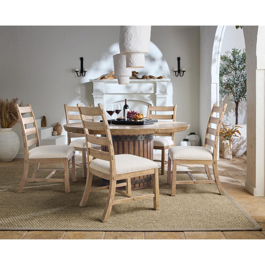 Vineyard Row Round Dining Table - Image 3