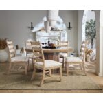 Vineyard Row Round Dining Table 6952-75203-80 6952 75203 80 75410 80 room