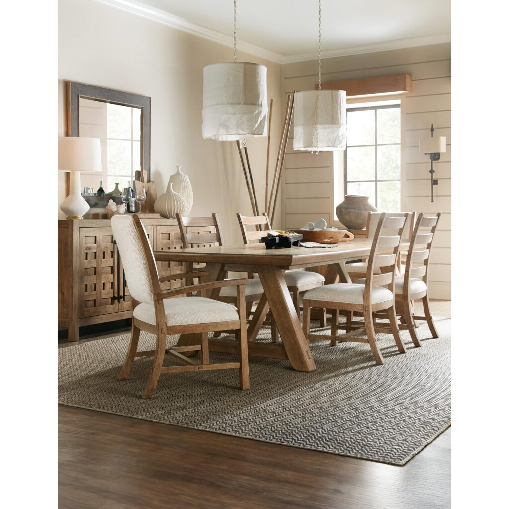 Vineyard Row Post Back Upholstered Arm Chair - Image 4