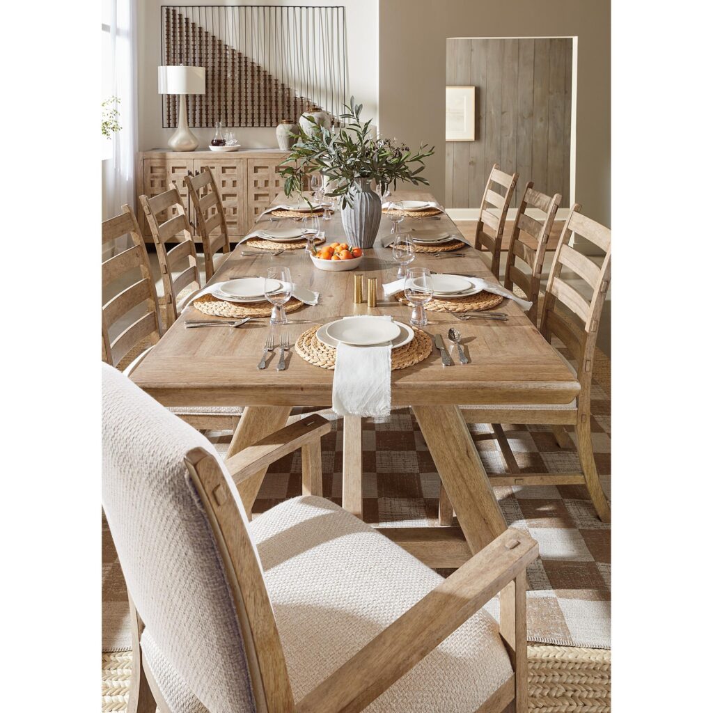 Vineyard Row Post Back Upholstered Arm Chair - Image 7
