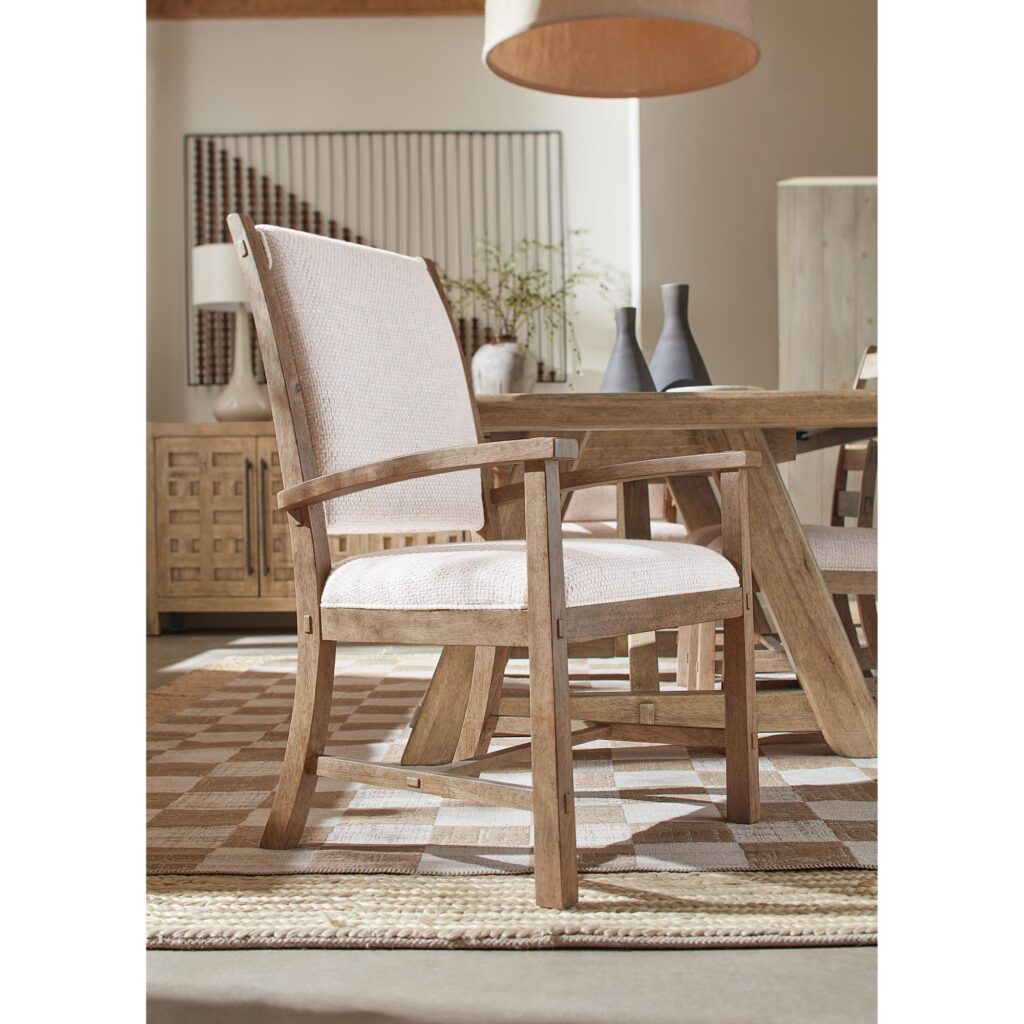 Vineyard Row Post Back Upholstered Arm Chair - Image 8