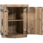 Vineyard Row Wine Barrel End Table 6952-80115-80 6952 80115 80 open silo