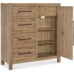 Vineyard Row Four-Drawer Door Chest 6952-90010-80 6952 90010 80 open silo