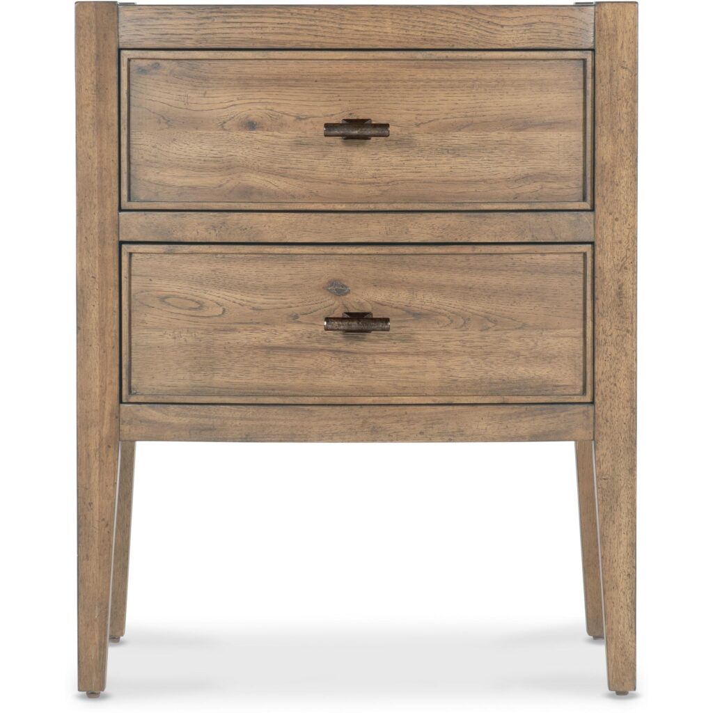 Vineyard Row Two Drawer Nightstand - Image 2