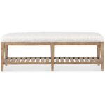 Vineyard Row Bed Bench 6952-90119-80 6952 90119 80 straight silo