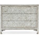 La Grange Lockhart Three-Drawer Accent Chest 6960-50007-02 6960 50007 02 straight silo