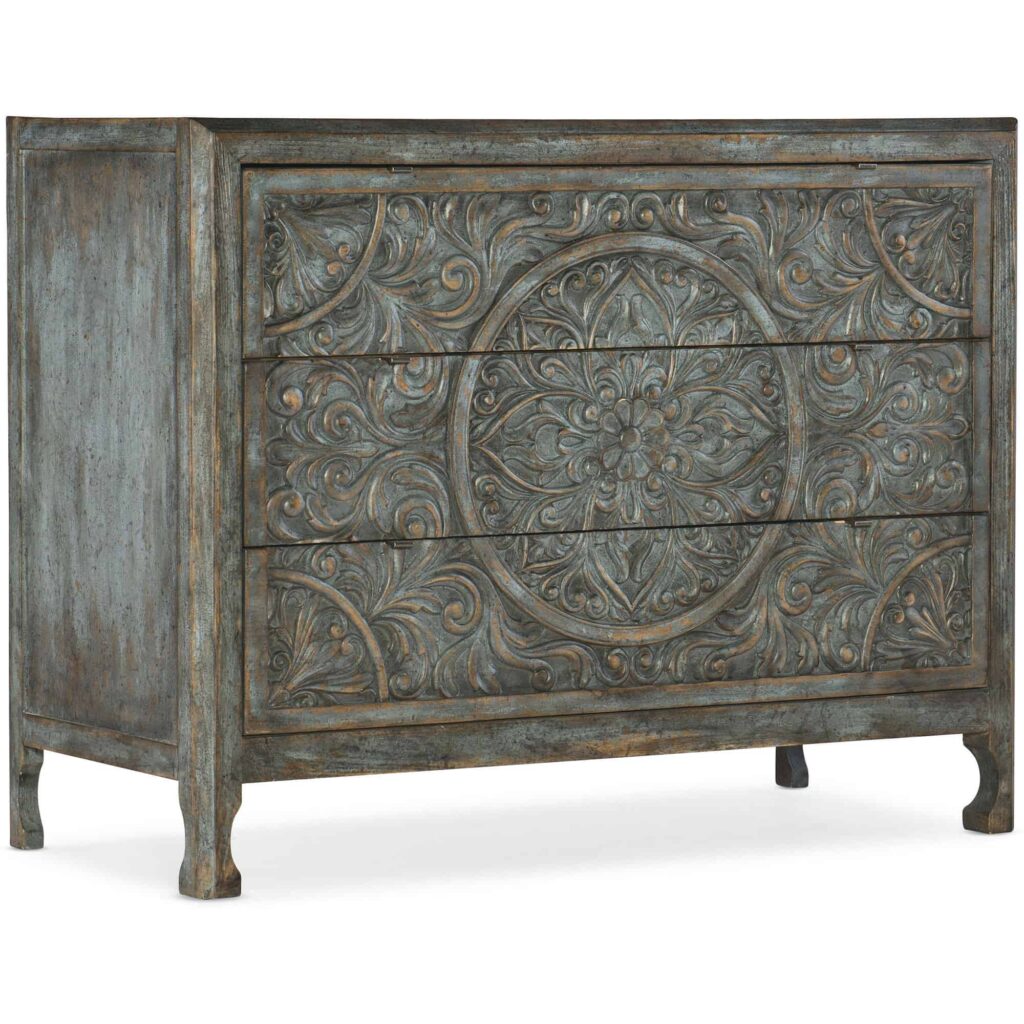 La Grange Lockhart Three-Drawer Accent Chest 6960-50007-45 6960 50007 45 silo