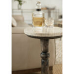 La Grange Pedestal End Table GCSR2887 6960 80117 87 detail