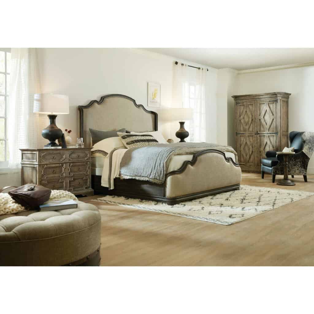 La Grange Fayette Queen Upholstered Bed 6960-90850-89 6960 90866 89 017 80 013 81 room