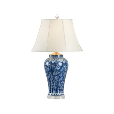 Chinese Bamboo Vase Lamp