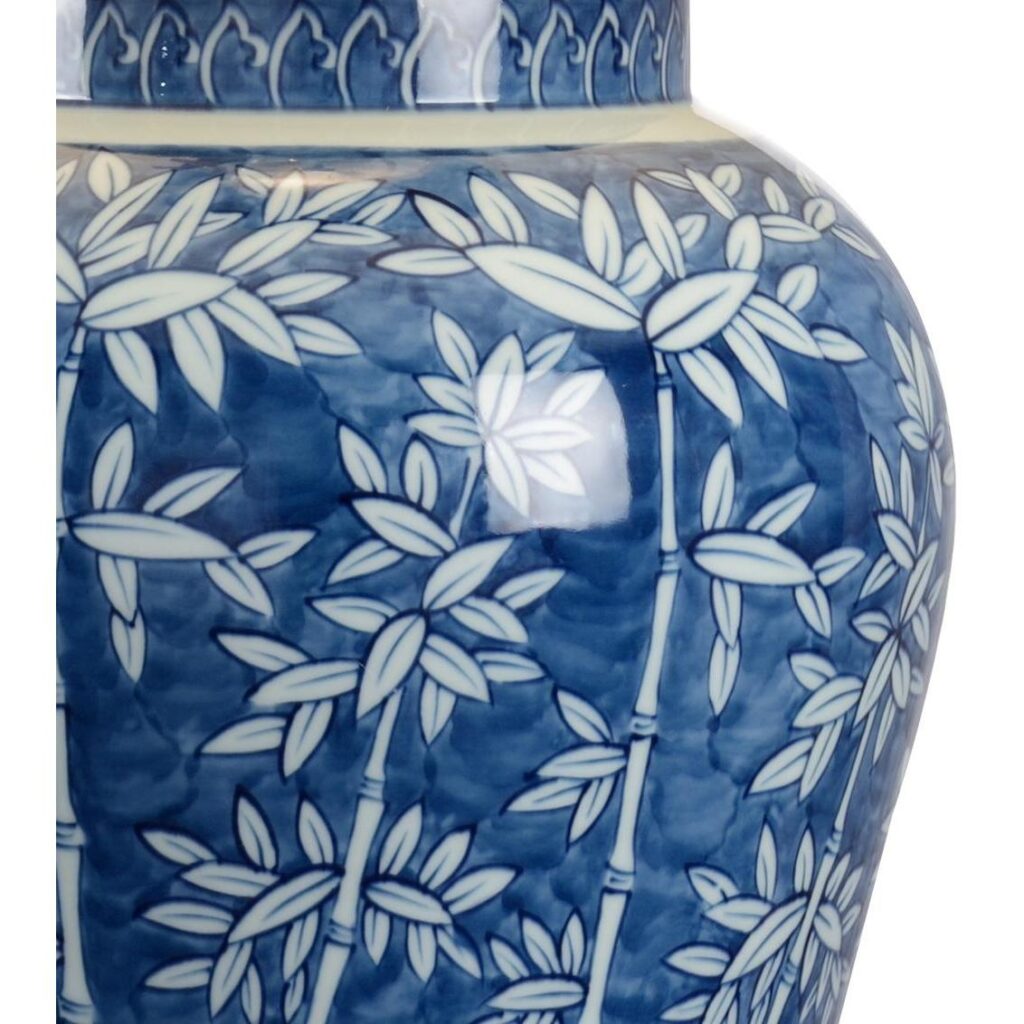 Chinese Bamboo Vase Lamp - Image 4