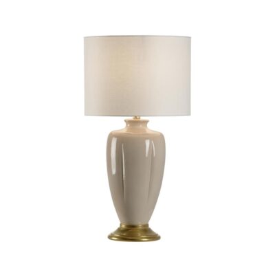 Dimpled Lamp - Taupe