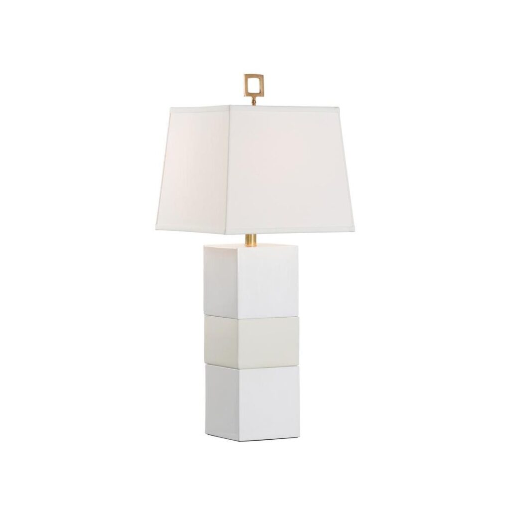 Banded Lamp - White