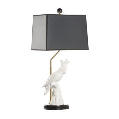 Hope Parrot Lamp - White - Right Facing