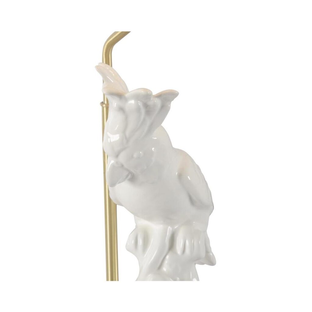Hope Parrot Lamp - White - Left Facing - Image 4