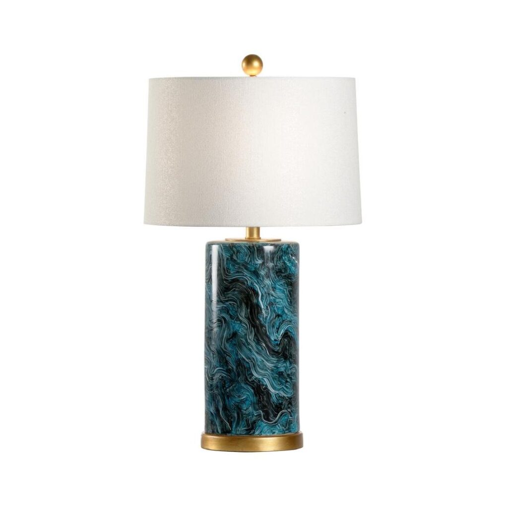 Malachite Cylinder Lamp
