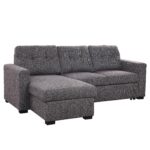 Tyson 93.25" Sectional Sofa w/Bed & Storage in Charcoal 700-519CH 700 519CH 6