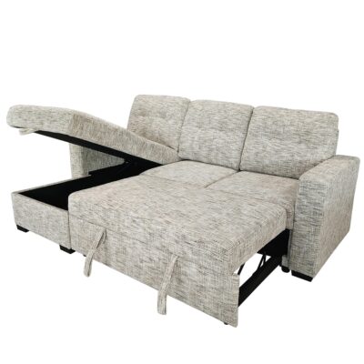 Draga Sofa with Reversible Chaise & Bed & Storage in Beige 10 Draga Sofa with Reversible Chaise & Bed & Storage in Beige 700-562BG 700 562BG 2
