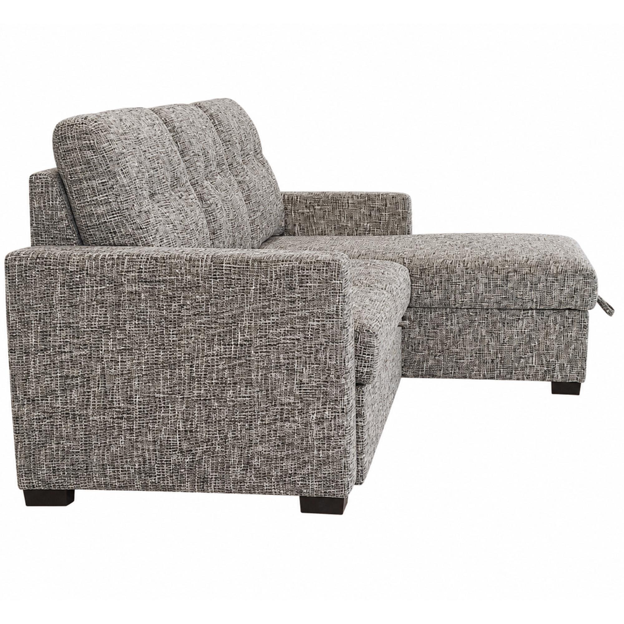 Draga Sofa with Reversible Chaise & Bed & Storage in Warm Grey 4 Draga Sofa with Reversible Chaise & Bed & Storage in Warm Grey - Image 4