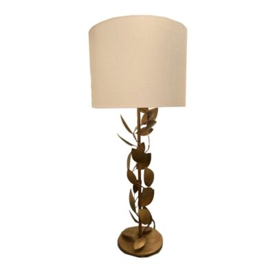 Ficus Leaf Lamp - Antique Gold