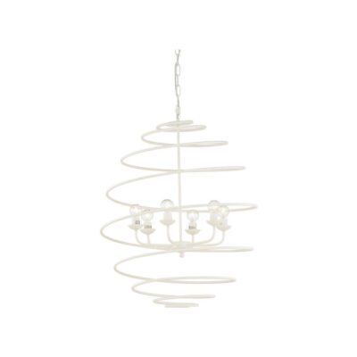 Spyral Chandelier - White