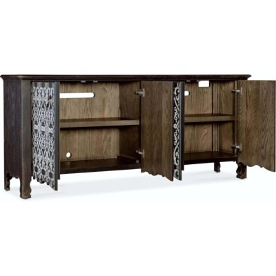 Americana Entertainment Credenza 7050-55478-893 7050 55478 893 open silo