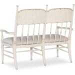 Americana Dining Bench 7050-75019-02 7050 75019 02 back silo