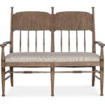 Americana Dining Bench 7050-75019-85 7050 75019 85 straight silo