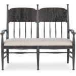 Americana Dining Bench 7050-75019-89 7050 75019 89 straight silo