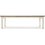 Americana Leg Dining Table w/1-22in leaf 7050-75200-02 7050 75200 02 straight silo2