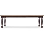 Americana Leg Dining Table w/1-22in leaf 7050-75200-89 7050 75200 89 straight silo2